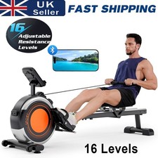 Magnetic Rowing Machine Rower with LCD Monitor Home Gym Fitness Cardio Workout.