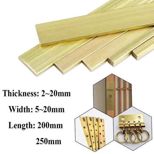 H59 brass flat - flat, bar