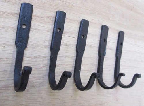 Utensil hook hand - 3", forged