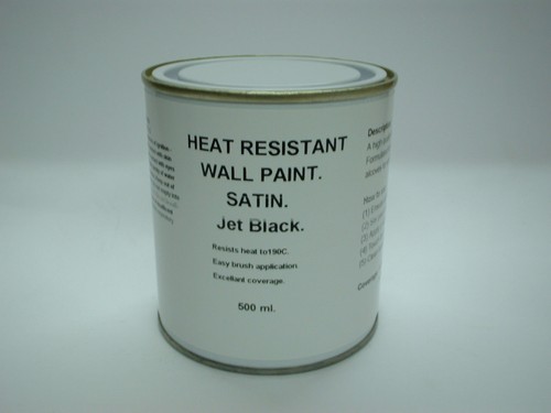500ml satin jet black heat - 1, x