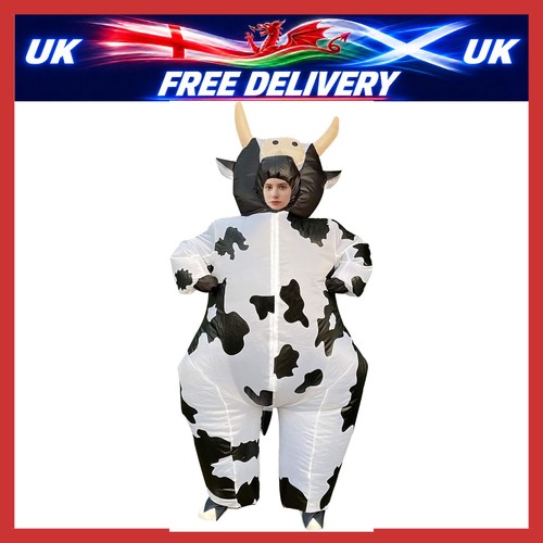 Inflatable cow costume - costume, blow