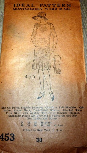 Lovely vtg 1920s - dress, ideal