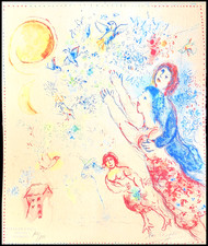 Marc Chagall Lithograph COA