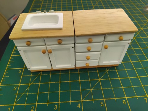 Dolls house sink unit - house,