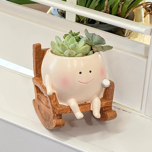 Cute chair swing - cute, face