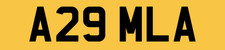 AMELIA SHORT 2 DIGIT OLD STYLE NUMBER PLATE A29 MLA AMY AMIE AMI AMES AMIEE MEEL