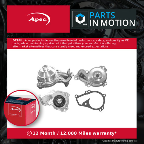 Water pump fits peugeot 2008 - pump,
