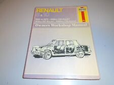 RENAULT 8 & 10 HAYNES MANUAL 1962-1972 (RARE-OUT OF PRINT)