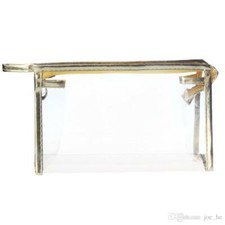 Travel Cosmetic Make up Bag Clear Transparent See Through Toiletry Bag UK Seller