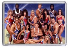 Gladiators TV show logo Fridge