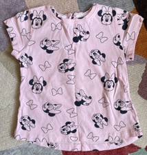 ZIPPY Disney Pink T-shirt/top, 12-18 Months, Excellent Condition