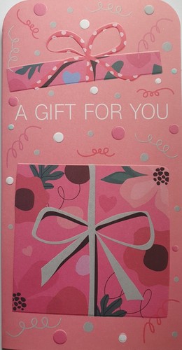 Gift voucher card money wallet - gift,