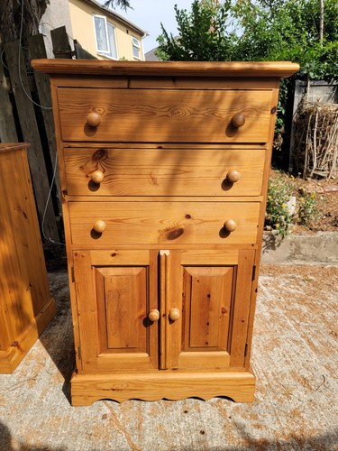 Pine chest drawers - chest, of