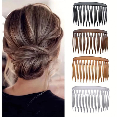 7cm hair combs - combs, black