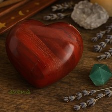 Jasper Snakeskin Heart Healing