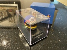 RARE SIGNED JACQUES VILLENEUVE MINICHAMPS 1:8 SCALE HELMET  1996 - WILLIAMS F1