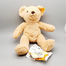 Steiff Beige 24cm Bear "My First Steiff' With Tags On Cuddly Soft Toy