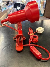 Vintage Retro Red Clip On