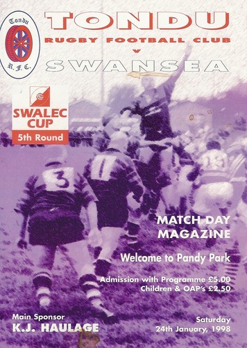 Tondu swansea welsh cup - welsh,