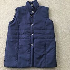 Anne De LANCAY ladies gilet padded blue uk Small Uk 10  - 12