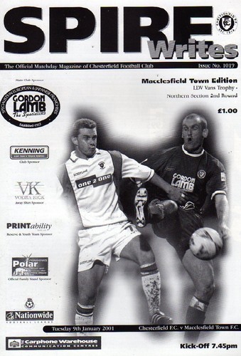Chesterfield macclesfield - chesterfield, v