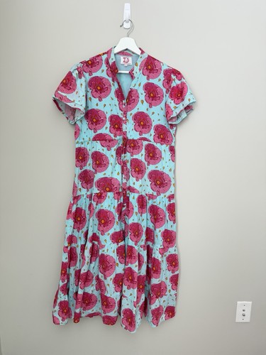 Victoria dunn poppy print midi - dunn,