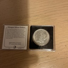 1889 Morgan Dollar Silver Coin
