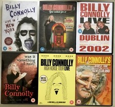 Billy Connolly, 6 x DVD Collection. Live! Live! Live!