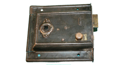 Door rim latch - door, lock