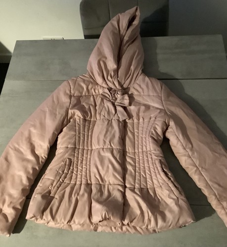 Monnalisa girls pink coat - girls, coat/