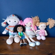 Rag Doll Soft Toy Plush dolls fairy bundle x 4