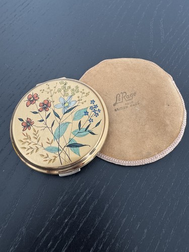 Vintage rage powder compact - le,