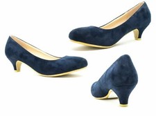 Ladies Low Kitten Heel Court