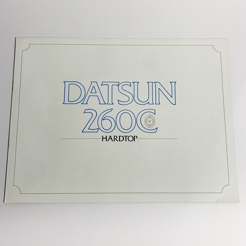 Datsun 260c hardtop brochure - hardtop,