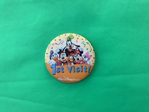 Walt disney world button pin - walt,
