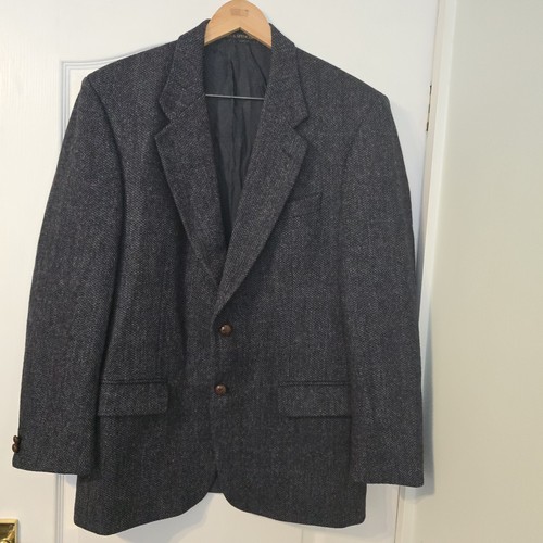 Mens navy tweed pure new - navy,