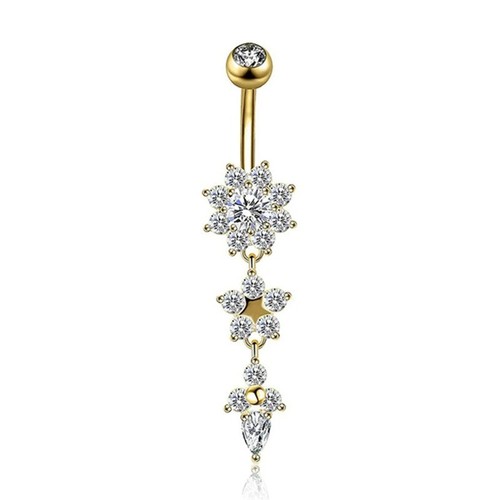 Belly bars button - belly, piercing