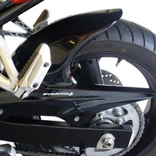 Pyramid Motorcycle Motorbike Hugger Gloss Black - Suzuki GSF650 Bandit
