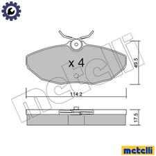 BRAKE PAD SET DISC BRAKE