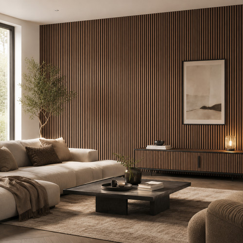 Acoustic slat wall panel - acoustic,