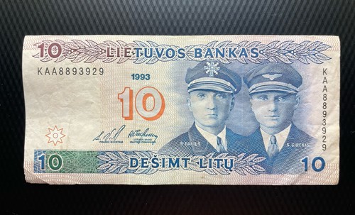Lithuania litu 1993 56 cu - lithuania, 10
