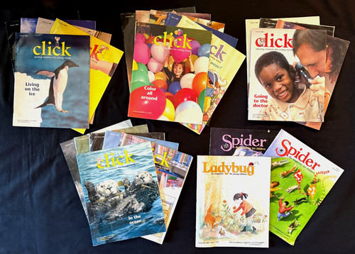 Lot click spider ladybug - click,,