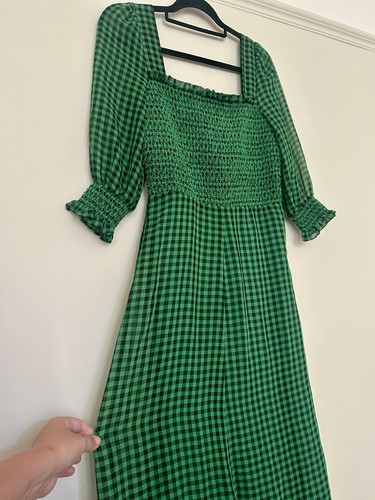 Whistles green black check - whistles,