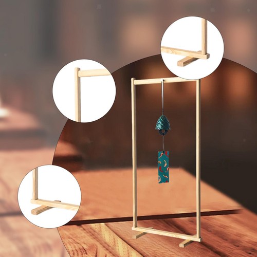 Wooden wind chime stand - wooden,