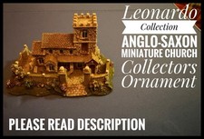 Leonardo Collection Anglo-Saxon Miniature Church Collectors Ornament SOLD USED