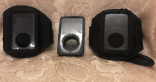 One I Pod Classic Hard Case & Two I Pod Classic Arm Holders Black Used