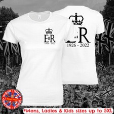 Queen Elizabeth ll RIP Memorabilia T-shirt Royal Family The Queen *Plus sizes