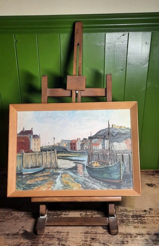Vintage oil painting - vintage, framed