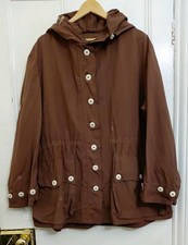 Genuine Vintage Swedish Army Snow Camo Smock, Red-Brown, XL / C46