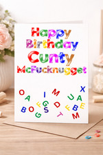 Funny rude birthday card - birthday,